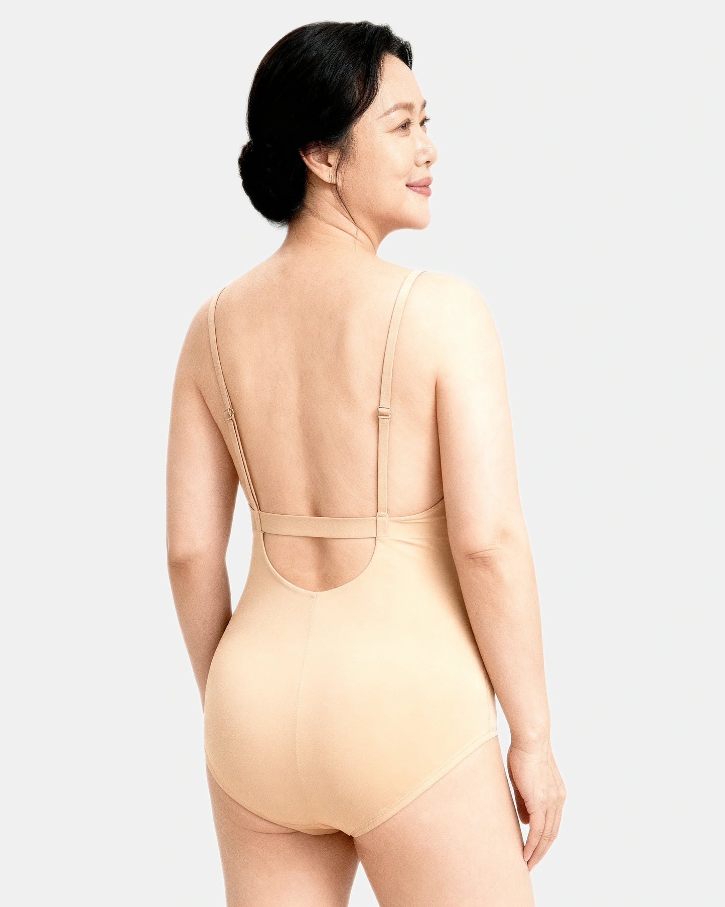 low back sculpting bodysuit Sand — Wear Rose
