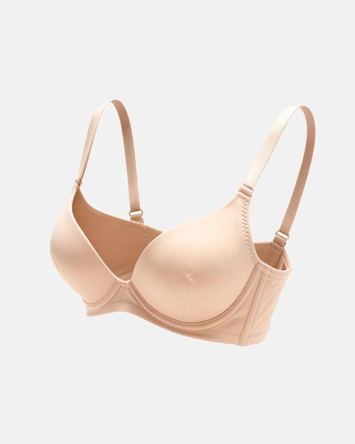 seamless strapless front closure bra Beige — Wear Rose