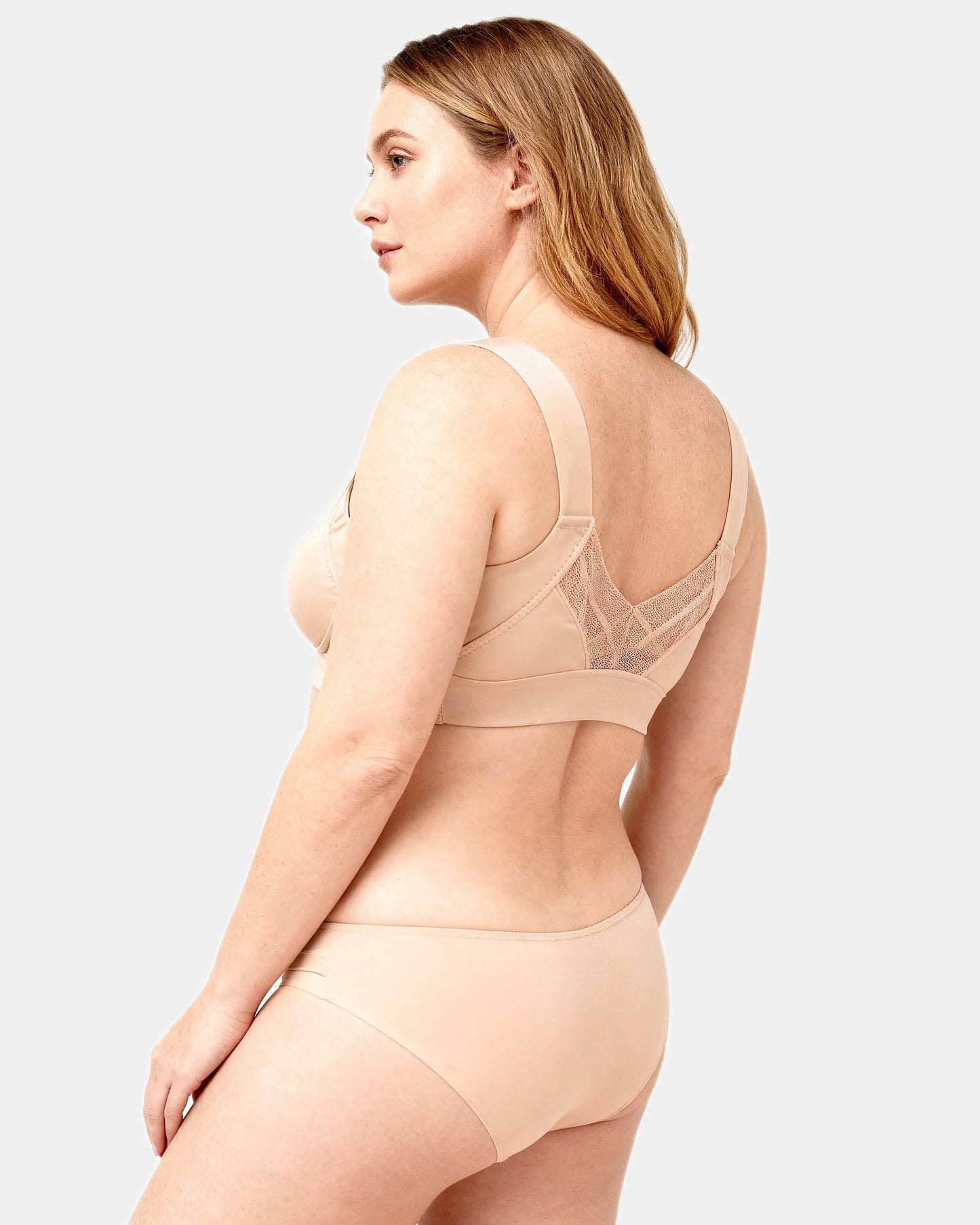 women's wireless bra, smoothing vest Beige — Wear Rose