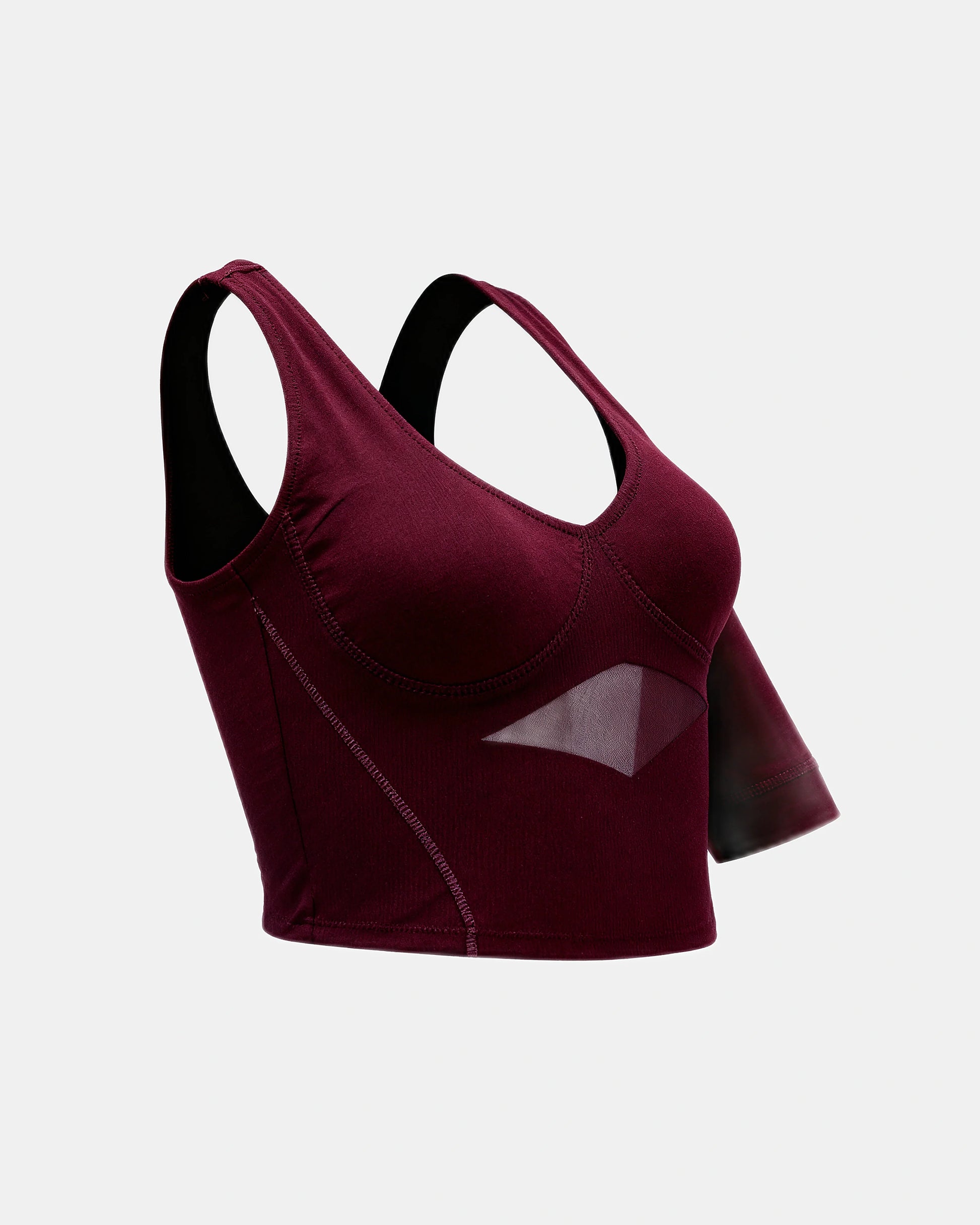 built in bra support tank Plum — Wear Rose
