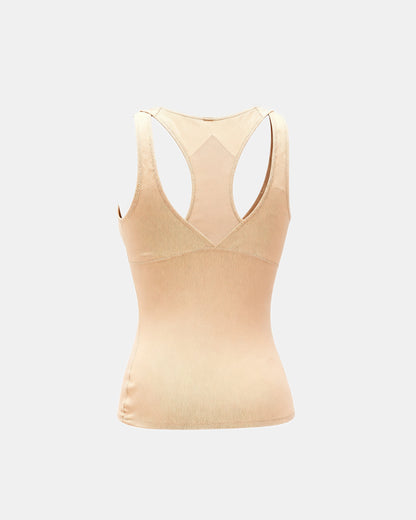 built in bra support tank Sand — Wear Rose