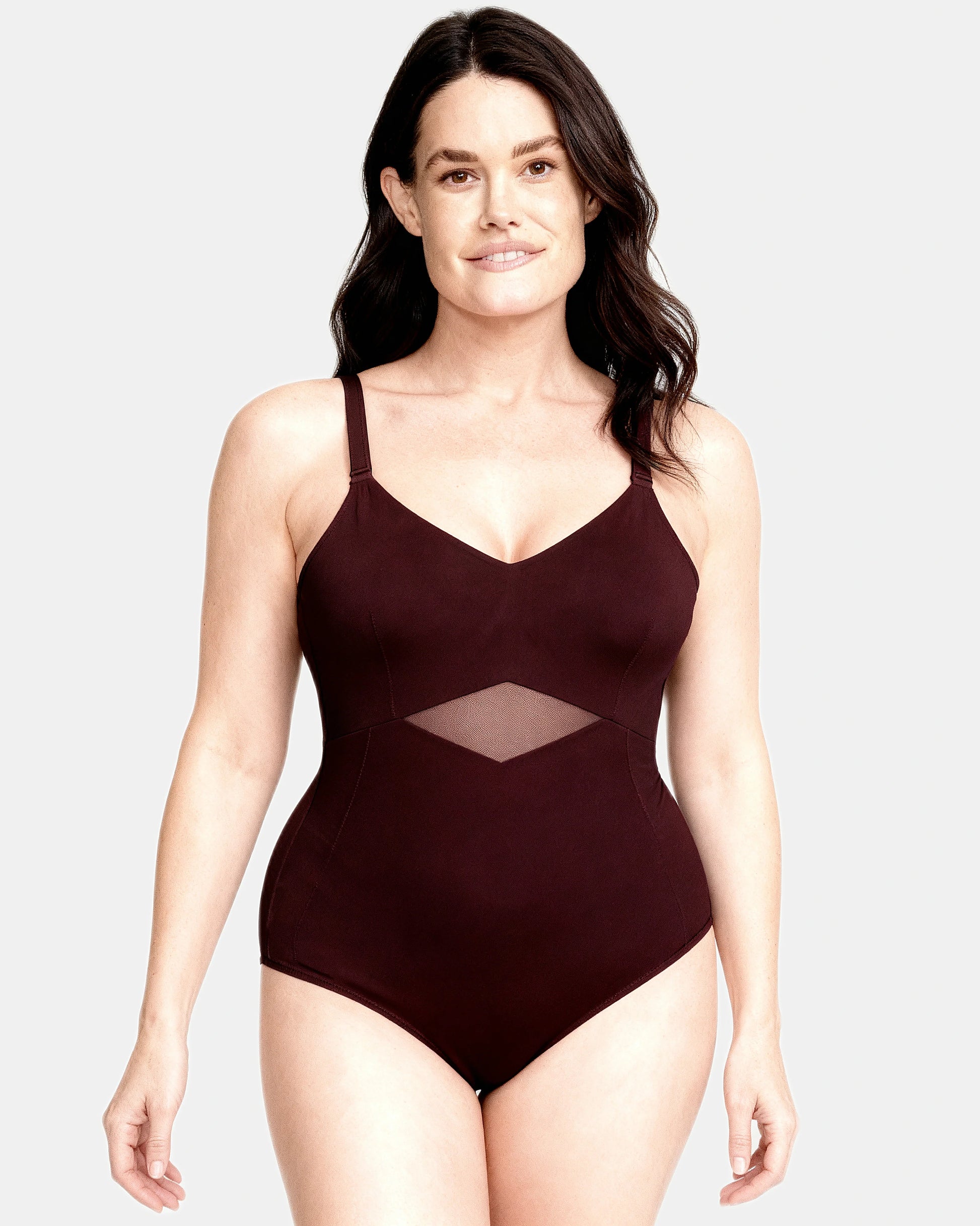 cami shaping bodysuit Plum — Wear Rose