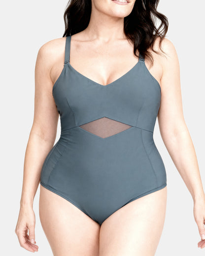 cami shaping bodysuit Slate — Wear Rose