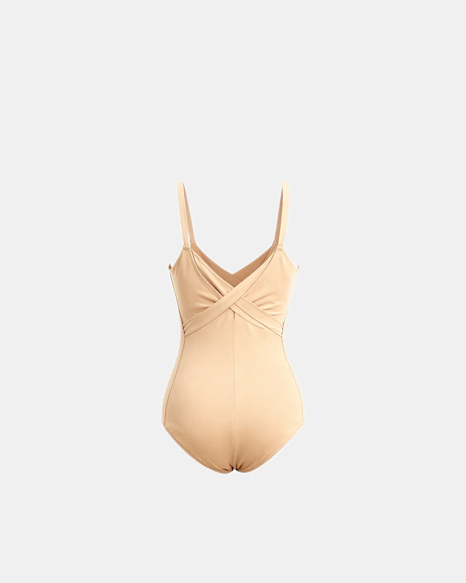 cross front cami bodysuit Sand — Wear Rose