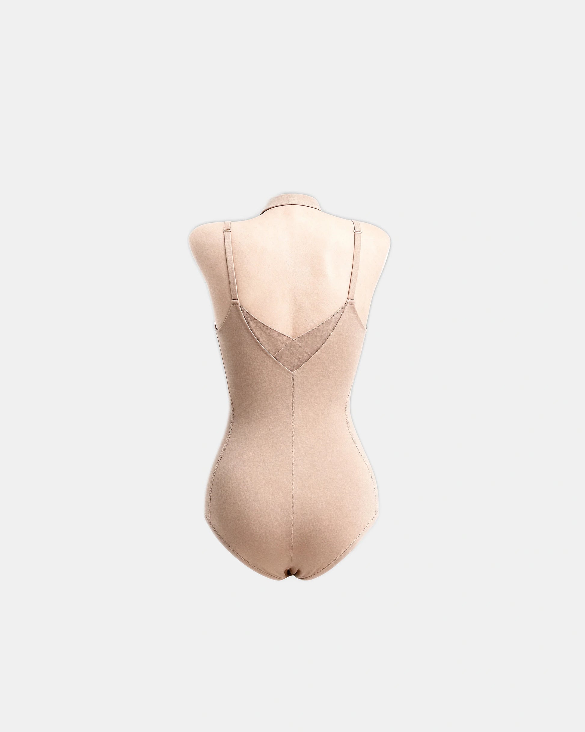cross front cami bodysuit Taupe — Wear Rose