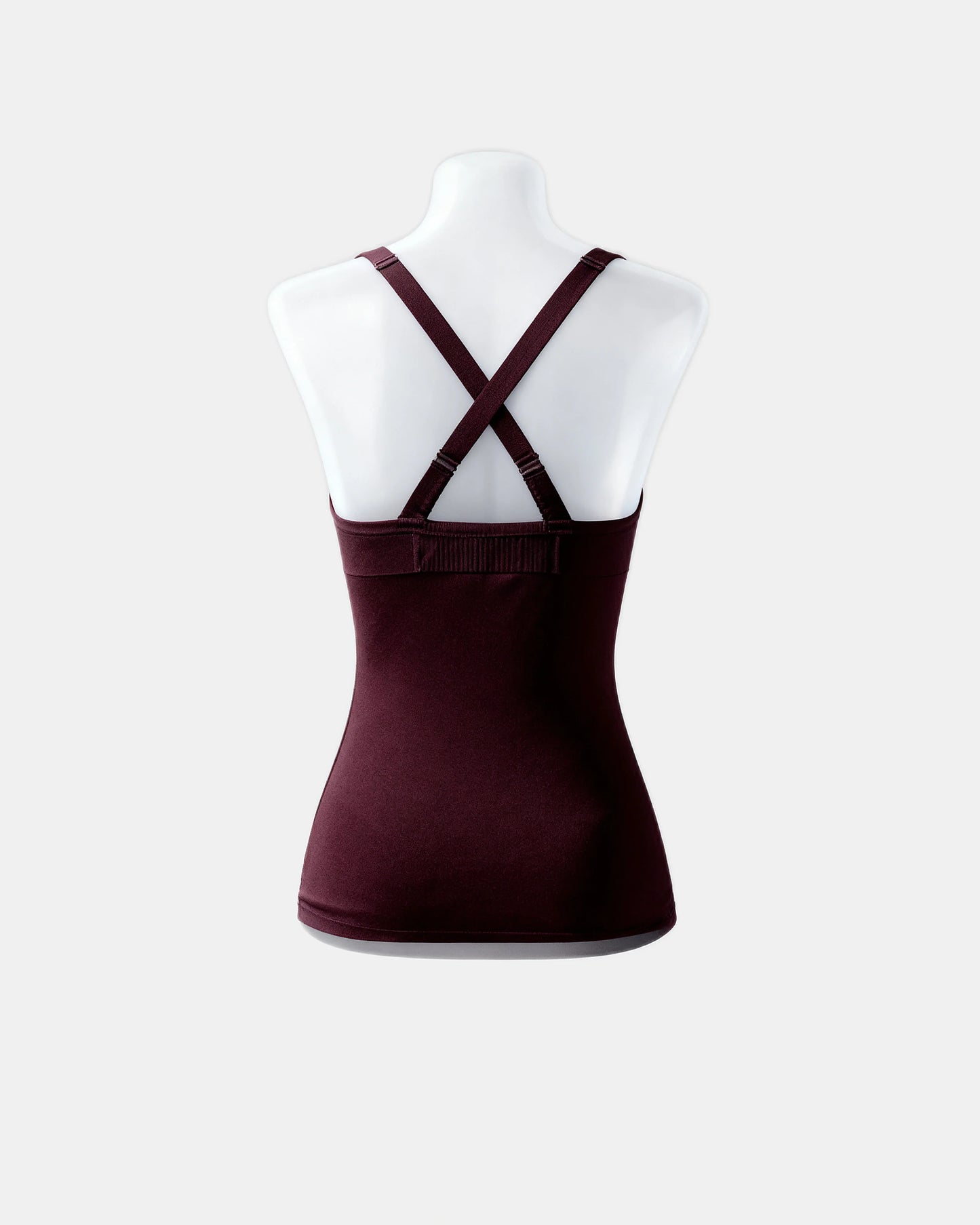cross front support cami Plum — Wear Rose