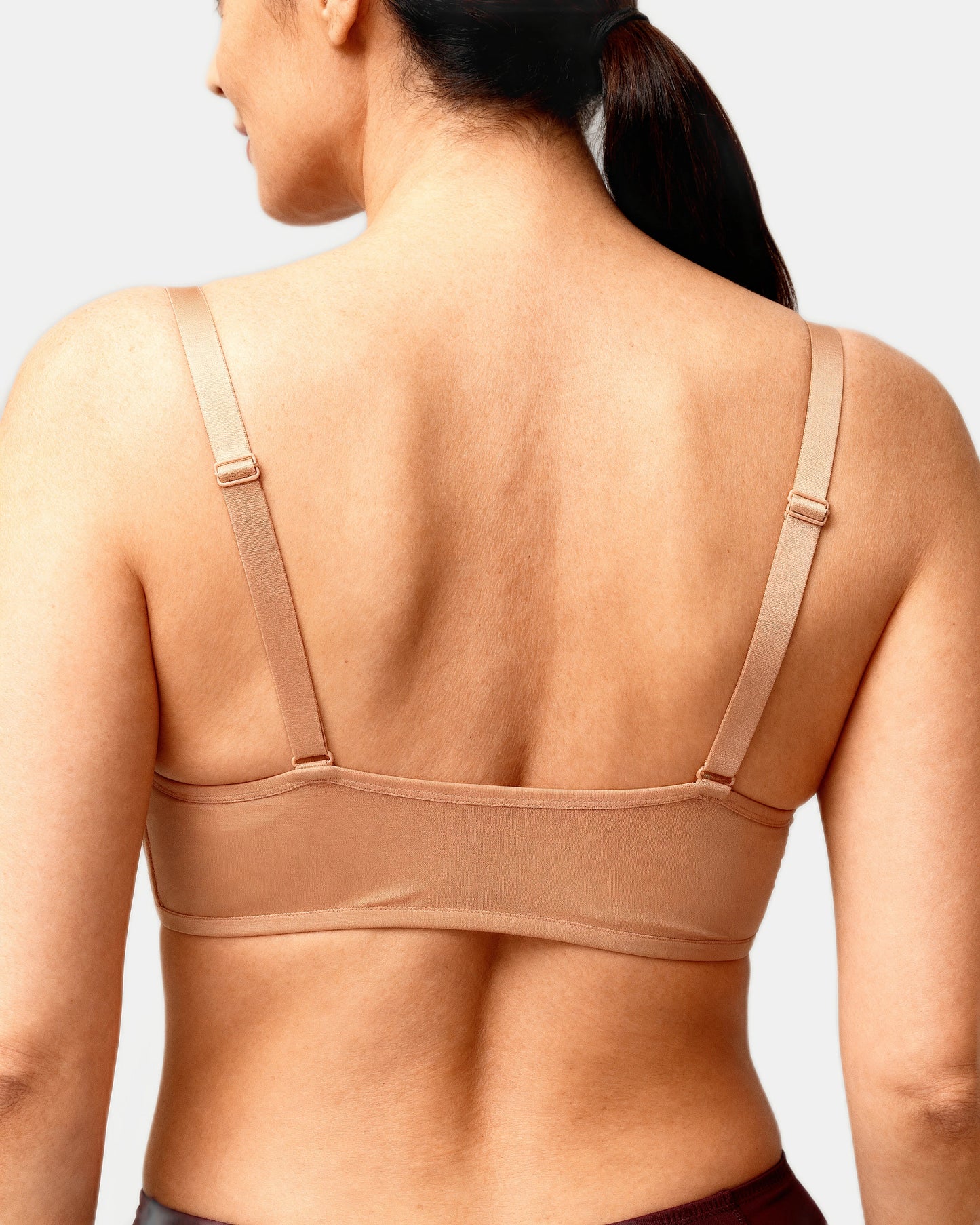 floral lace support bra Sand — Wear Rose