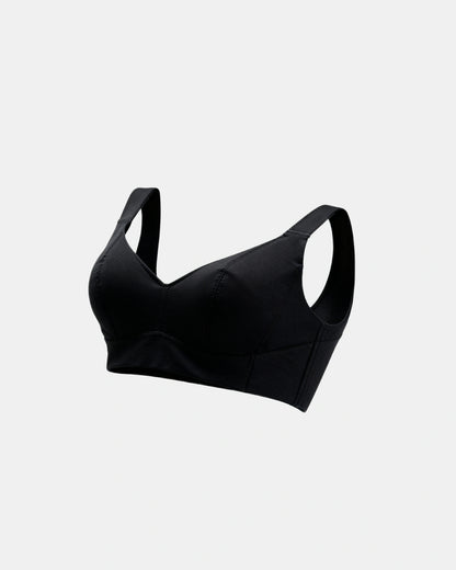 full coverage longline smoothing bra Black — Wear Rose