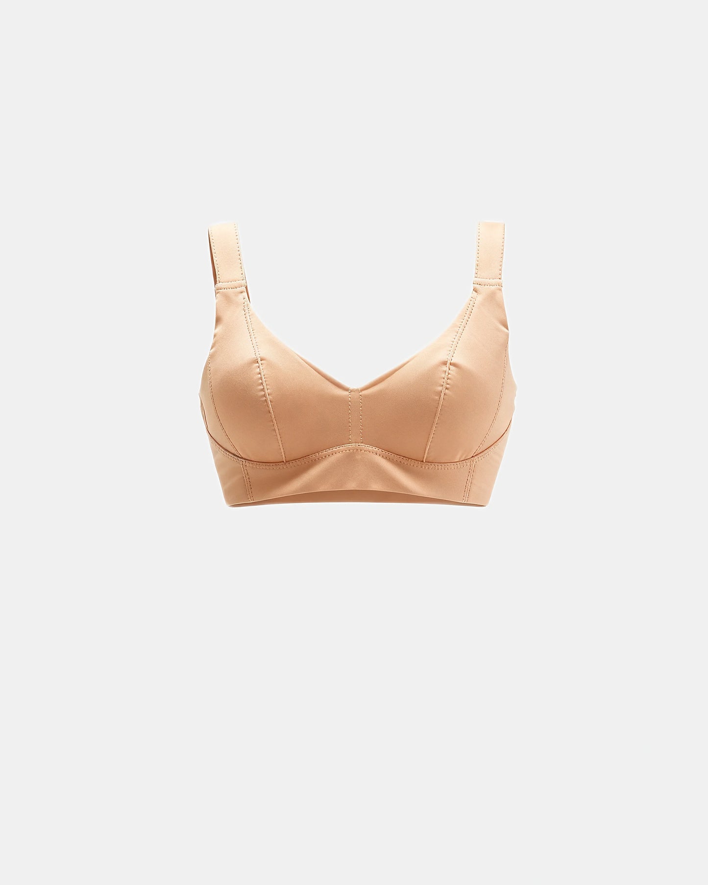 full coverage longline smoothing bra Nude — Wear Rose