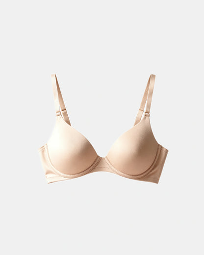 full coverage push up bra Beige — Wear Rose