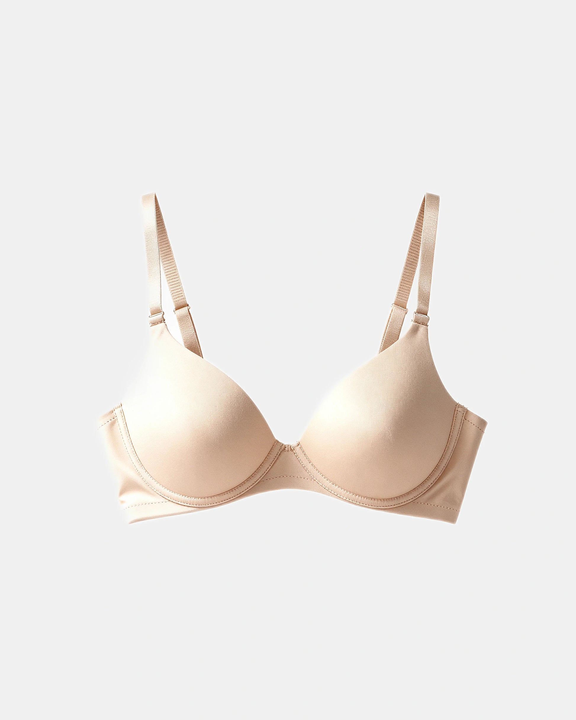 full coverage push up bra Beige — Wear Rose