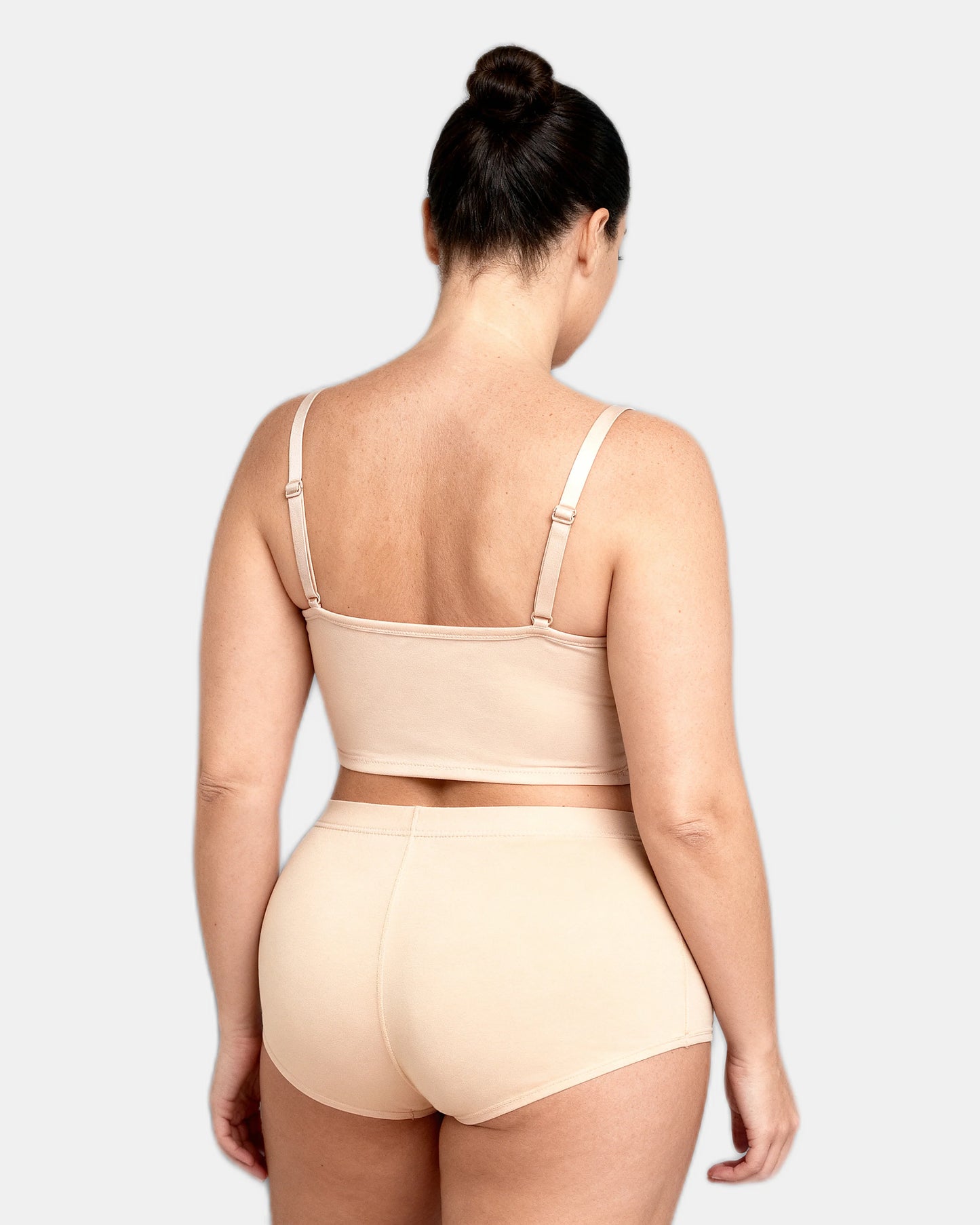 high waist brief Beige — Wear Rose