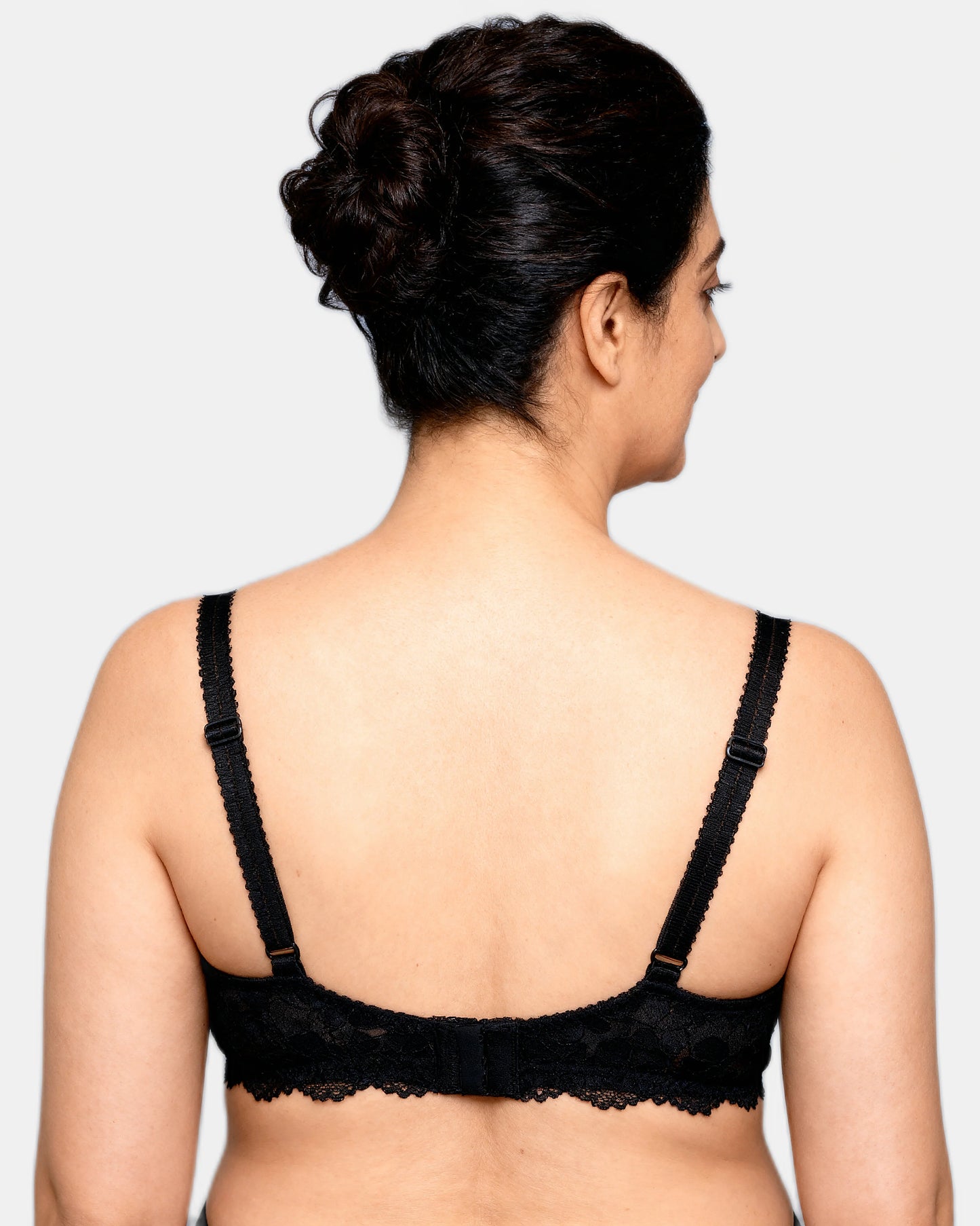 lace mesh push up bra Black — Wear Rose