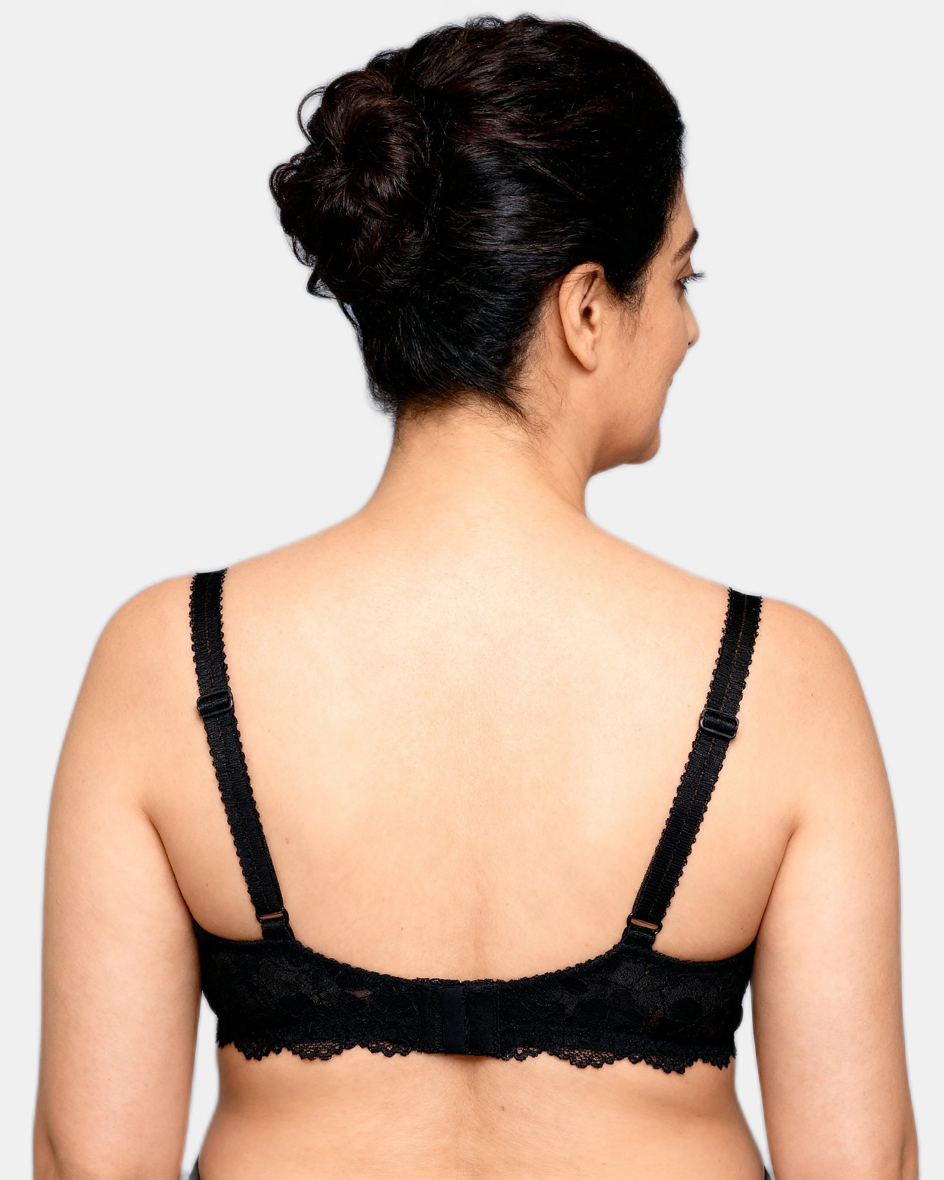 lace mesh push up bra Black — Wear Rose