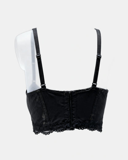 lace mesh push up bra Black — Wear Rose