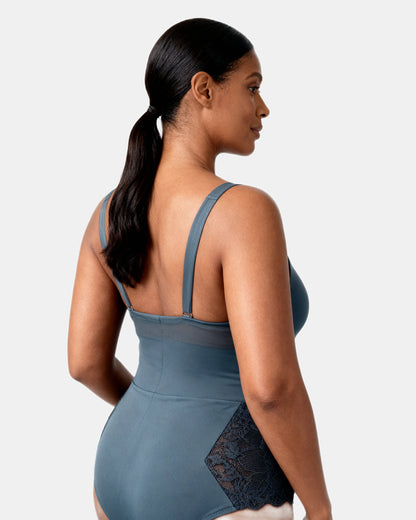 lace trim brief Slate — Wear Rose