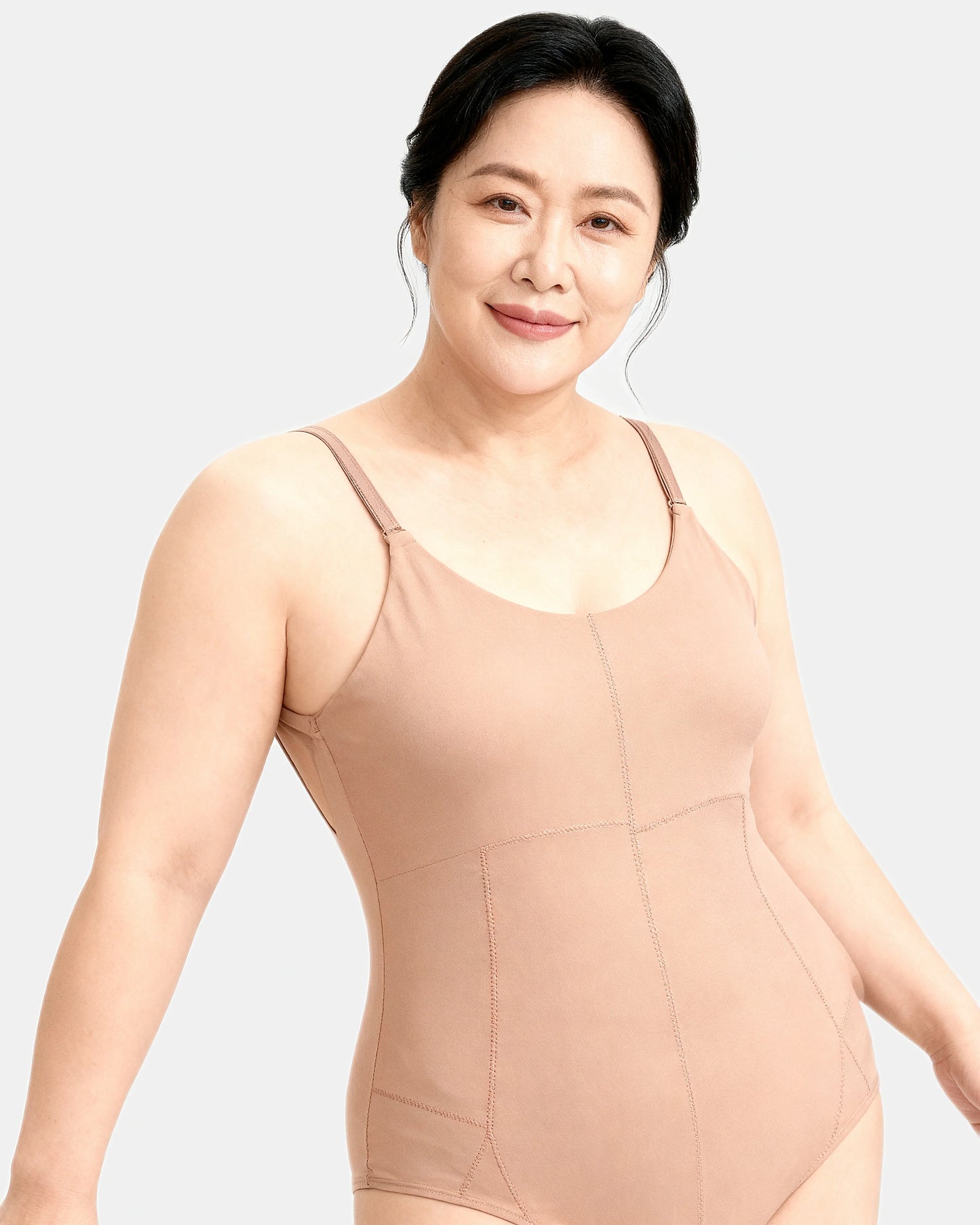 low back sculpting bodysuit Taupe — Wear Rose