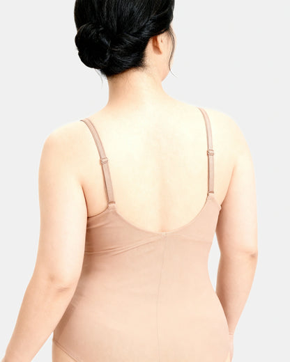 low back sculpting bodysuit Taupe — Wear Rose