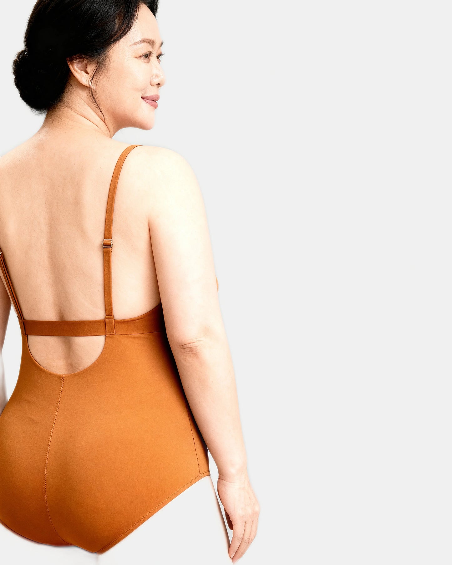 low back sculpting bodysuit Toffee — Wear Rose