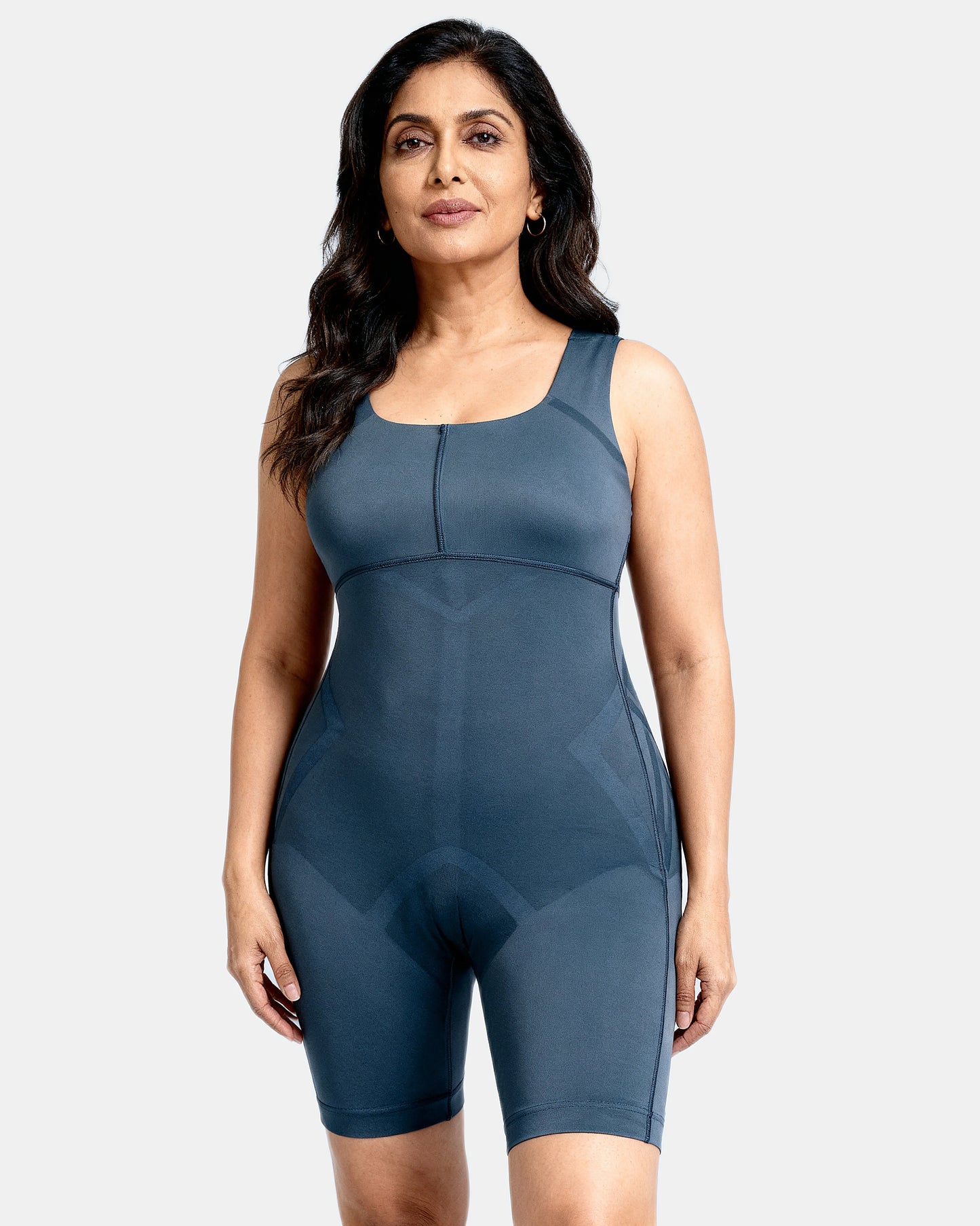mesh sculpting high waist short Slate — Wear Rose