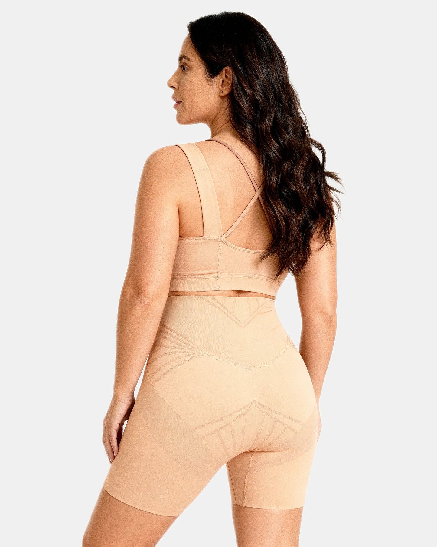 sculpting high waist shaping short Sand — Wear Rose