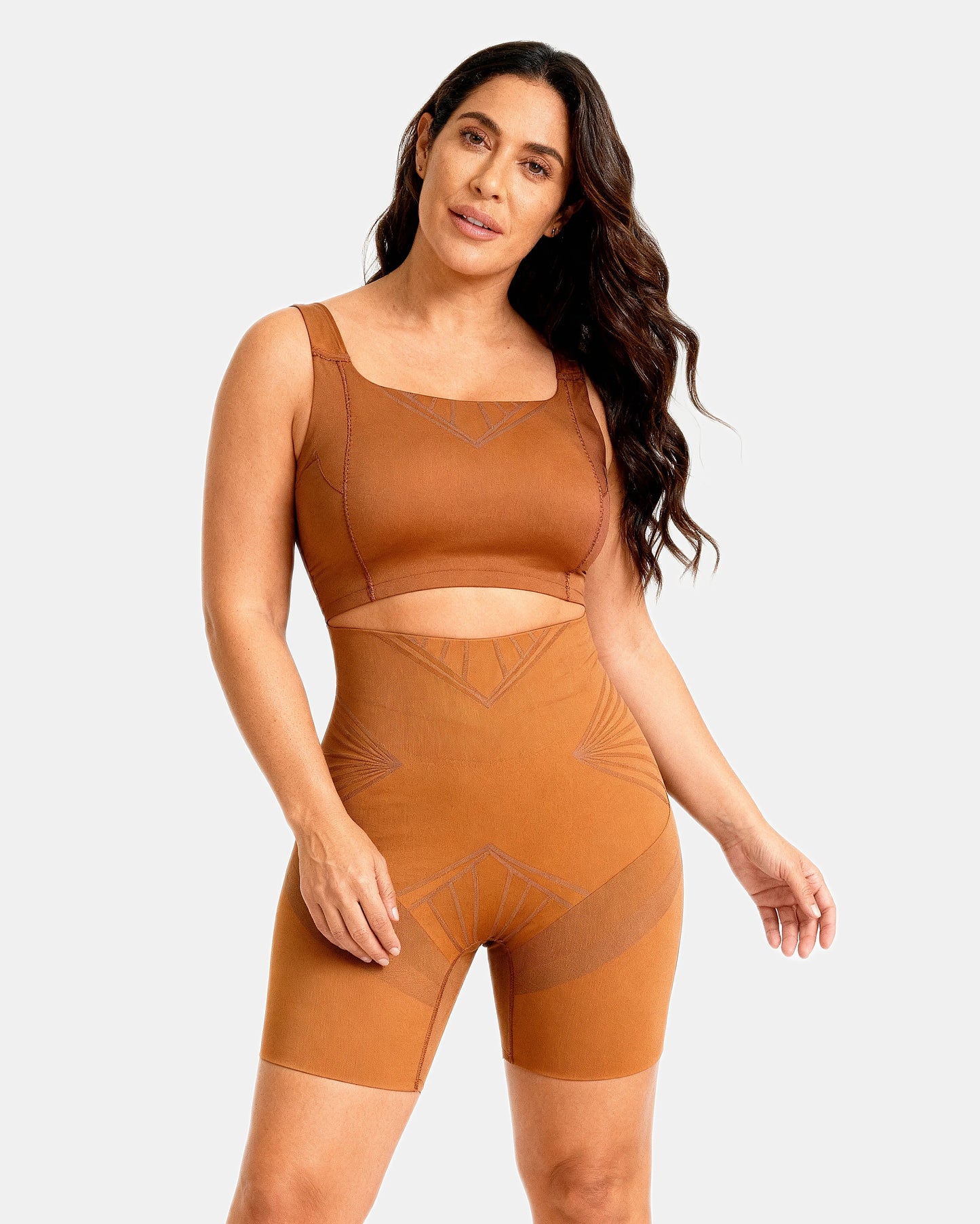 sculpting high waist shaping short Toffee — Wear Rose