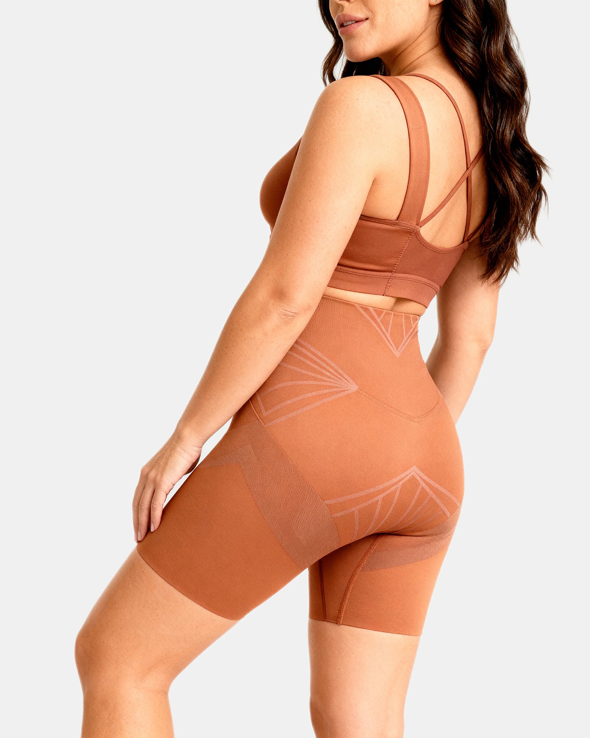 sculpting high waist shaping short Toffee — Wear Rose