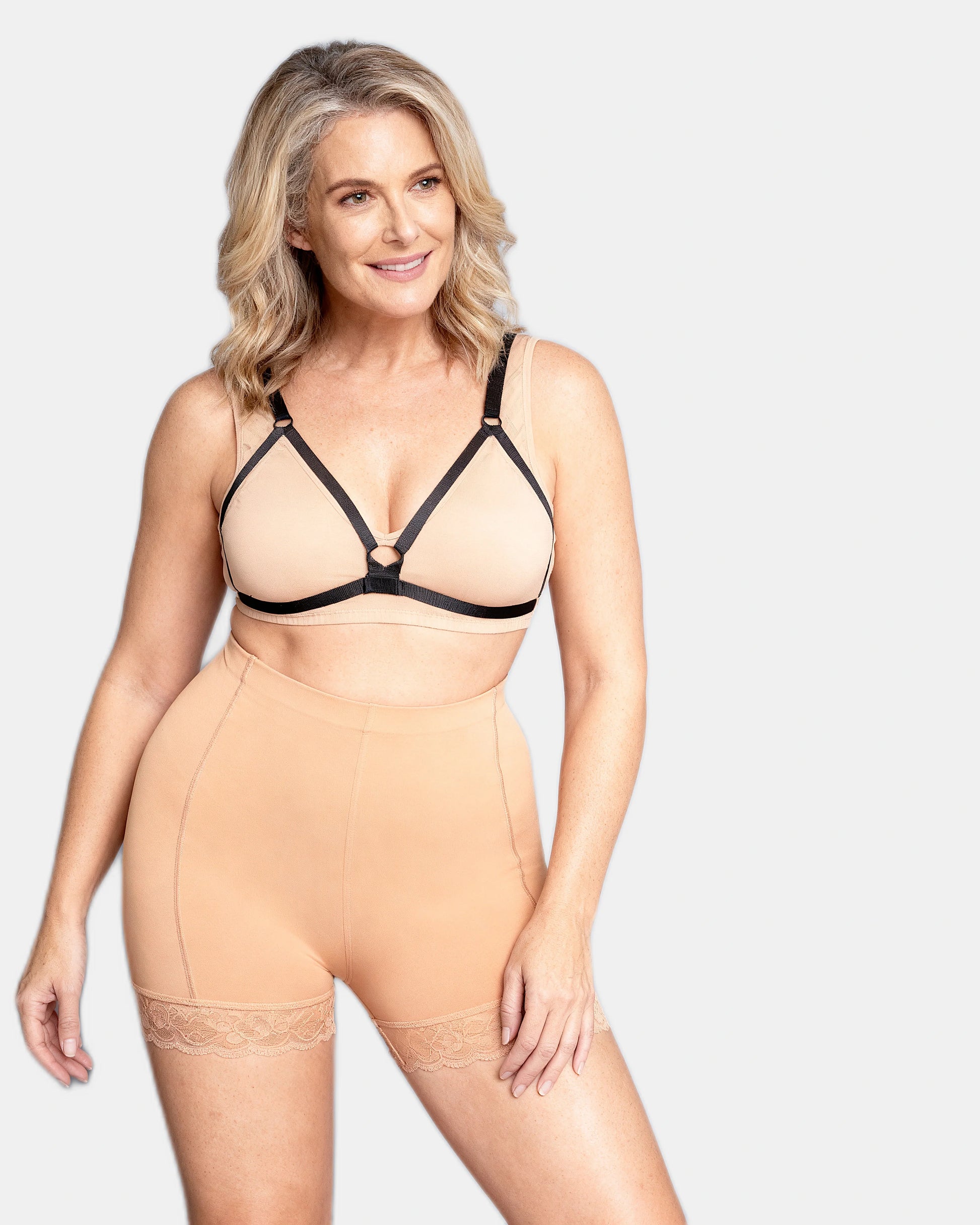 sculpting shorts Nude — Wear Rose