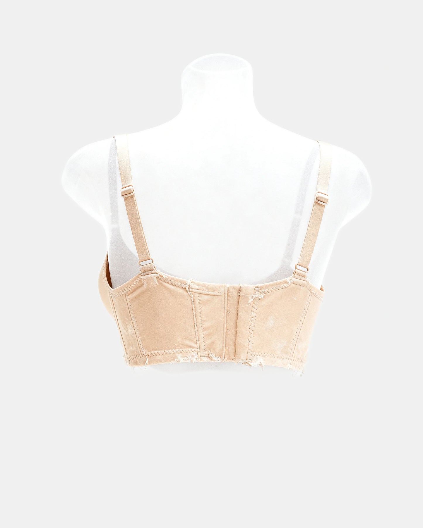 seamless strapless front closure bra Beige — Wear Rose
