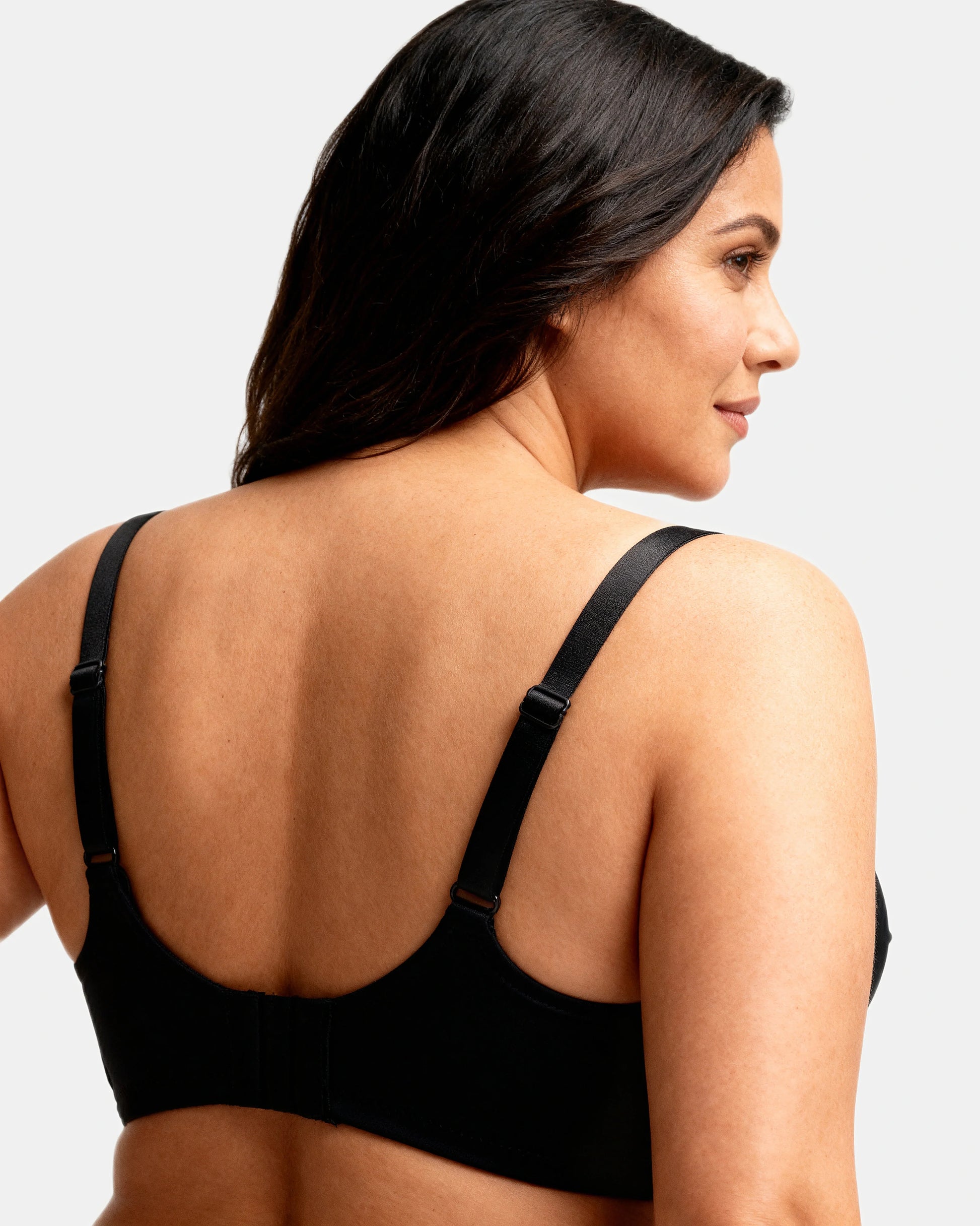 seamless strapless front closure bra Black — Wear Rose