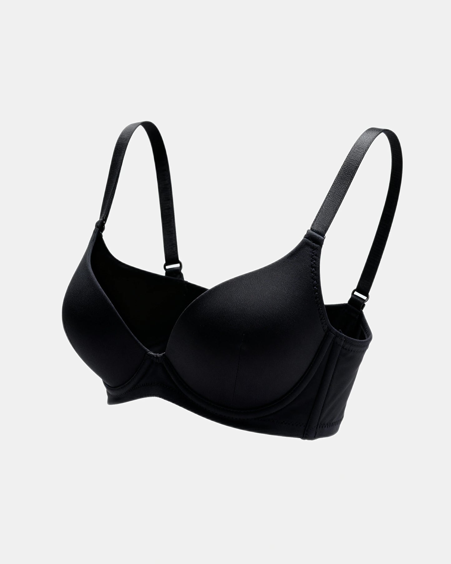 seamless strapless front closure bra Black — Wear Rose