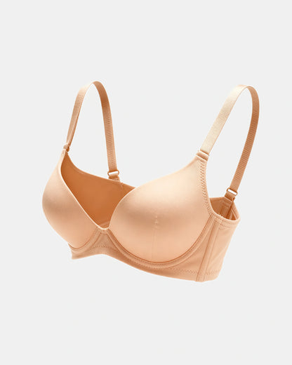 seamless strapless front closure bra Nude — Wear Rose