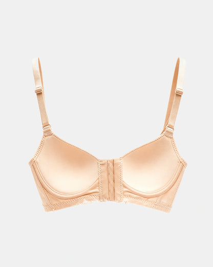seamless strapless front closure bra Nude — Wear Rose