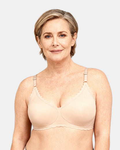 seamless t shirt bra Beige — Wear Rose