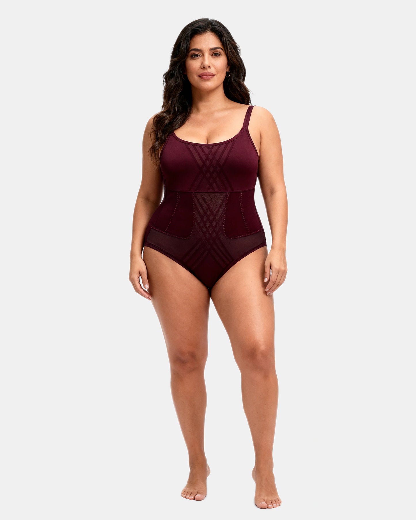 smoothing seamless thong Plum — Wear Rose