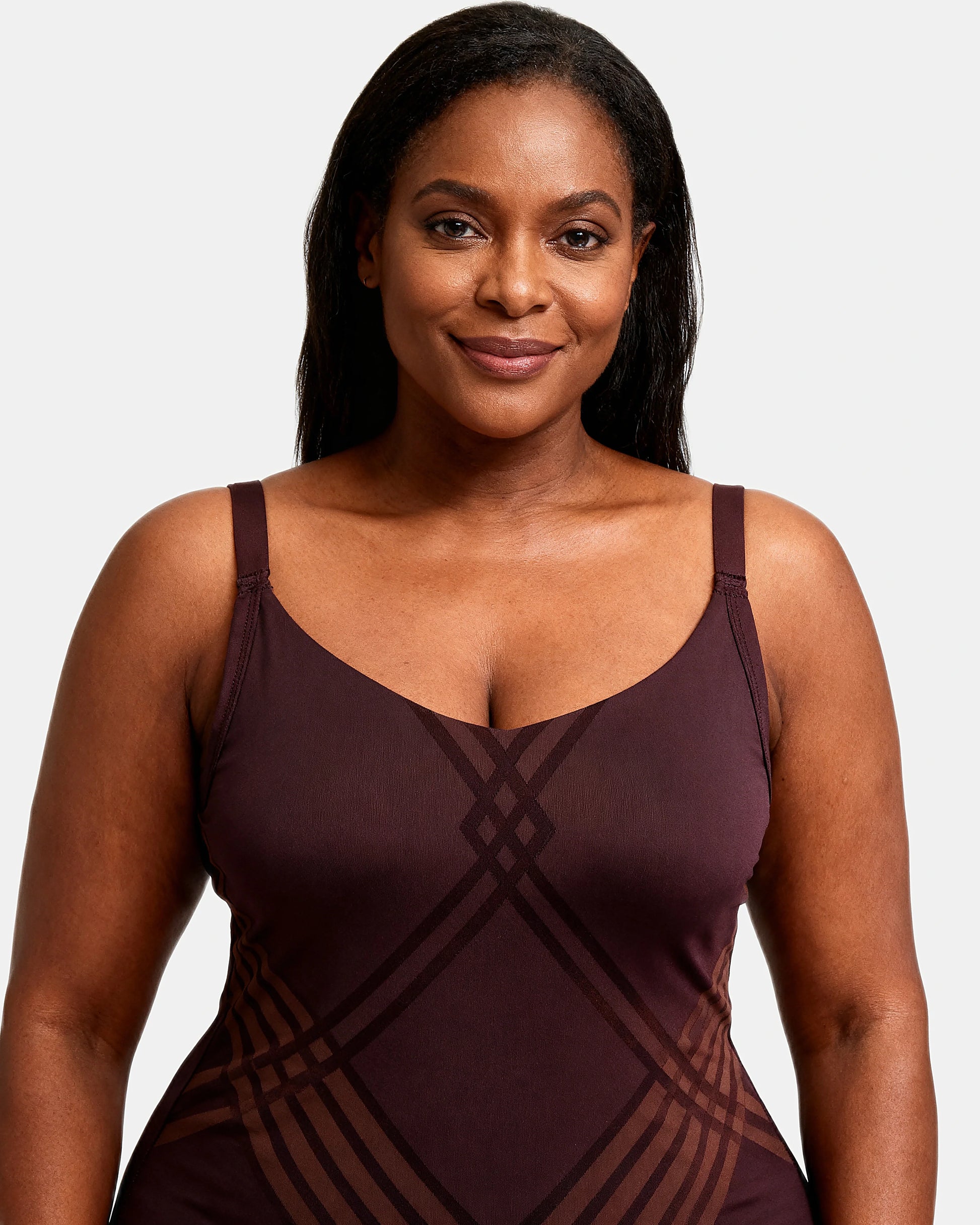 smoothing support cami Aubergine — Wear Rose