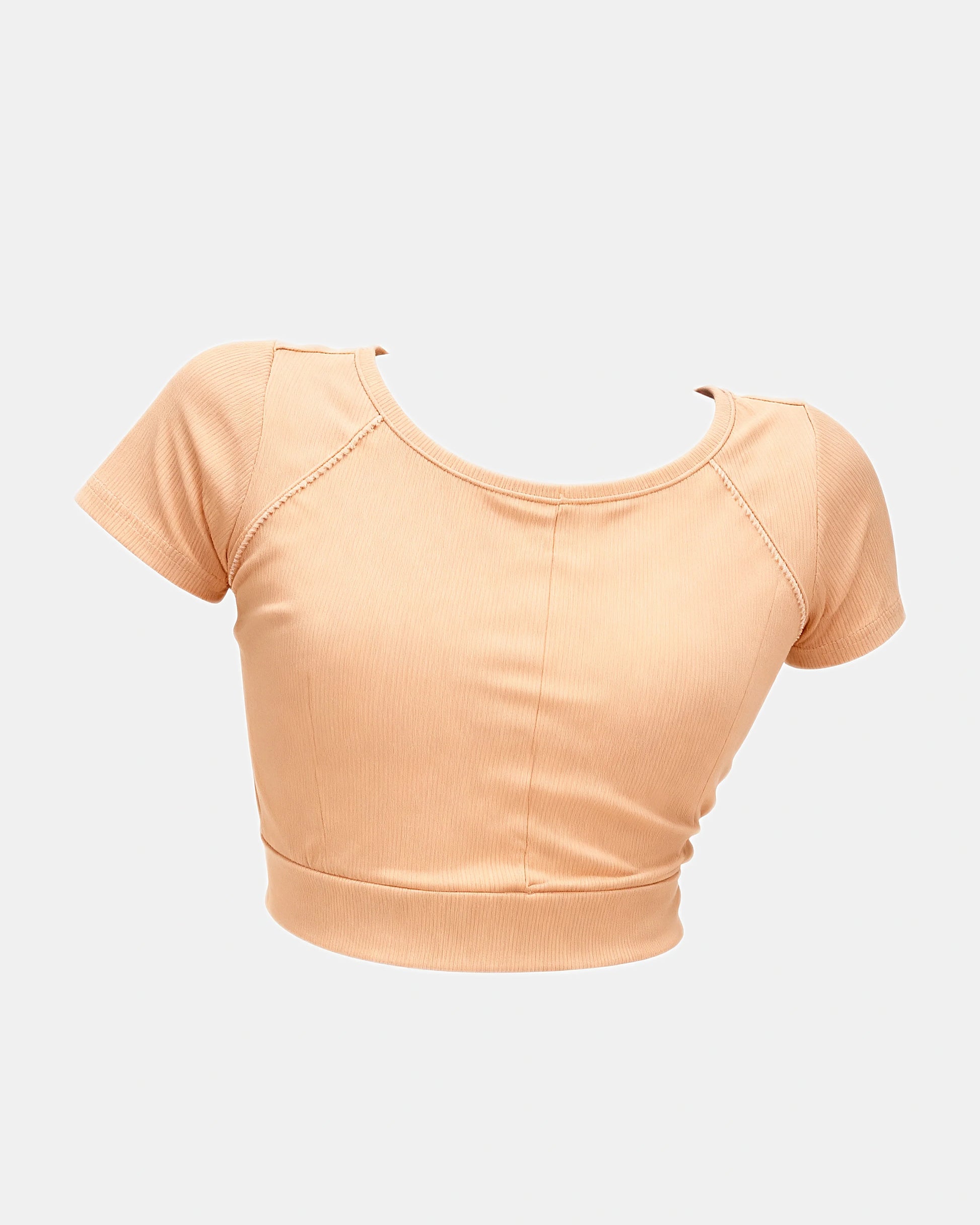 square neck ribbed tank Nude — Wear Rose