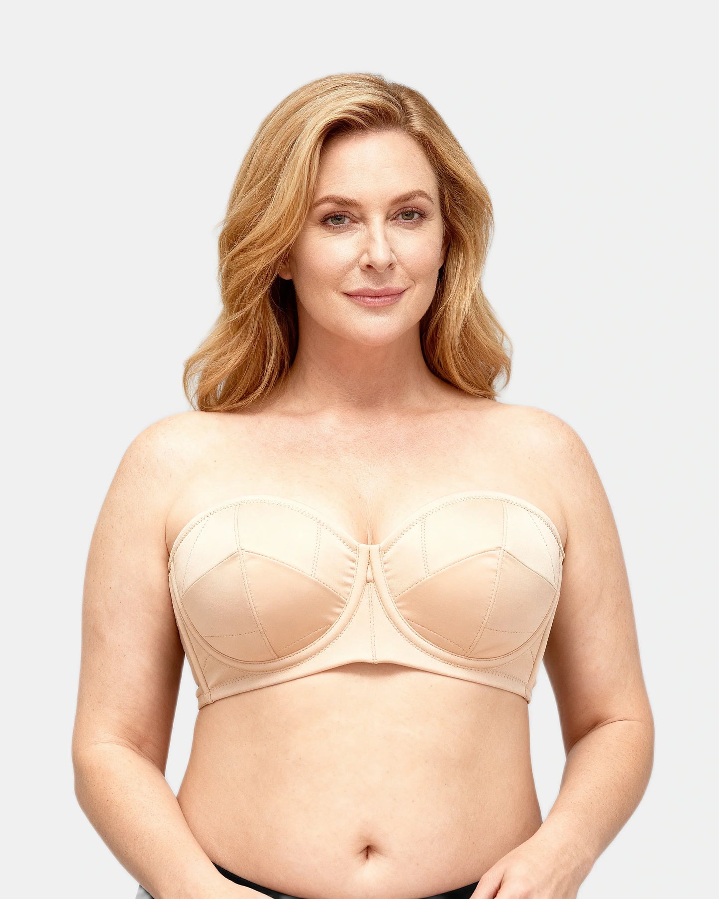 women's strapless wrap t-shirt bra Beige — Wear Rose