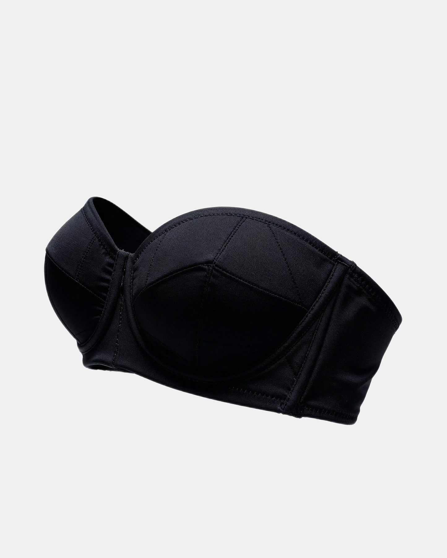 women's strapless wrap t-shirt bra Black — Wear Rose