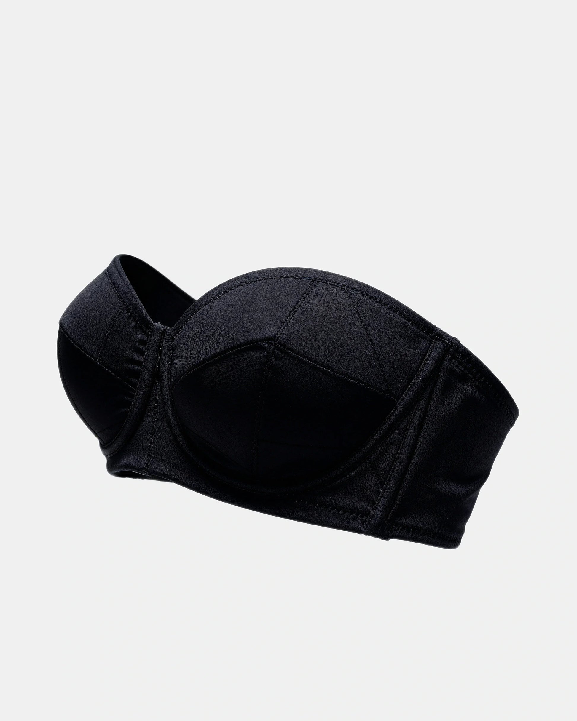women's strapless wrap t-shirt bra Black — Wear Rose