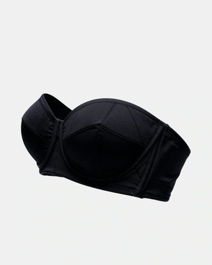 women's strapless wrap t-shirt bra Black — Wear Rose