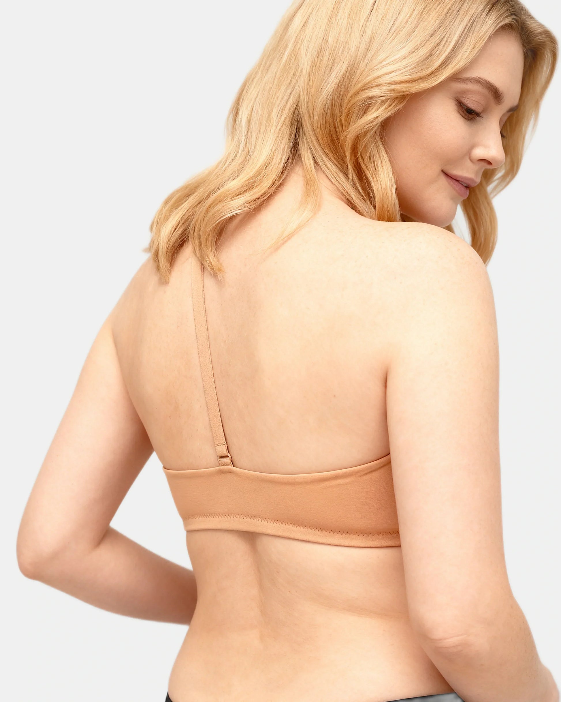 women's strapless wrap t-shirt bra Nude — Wear Rose