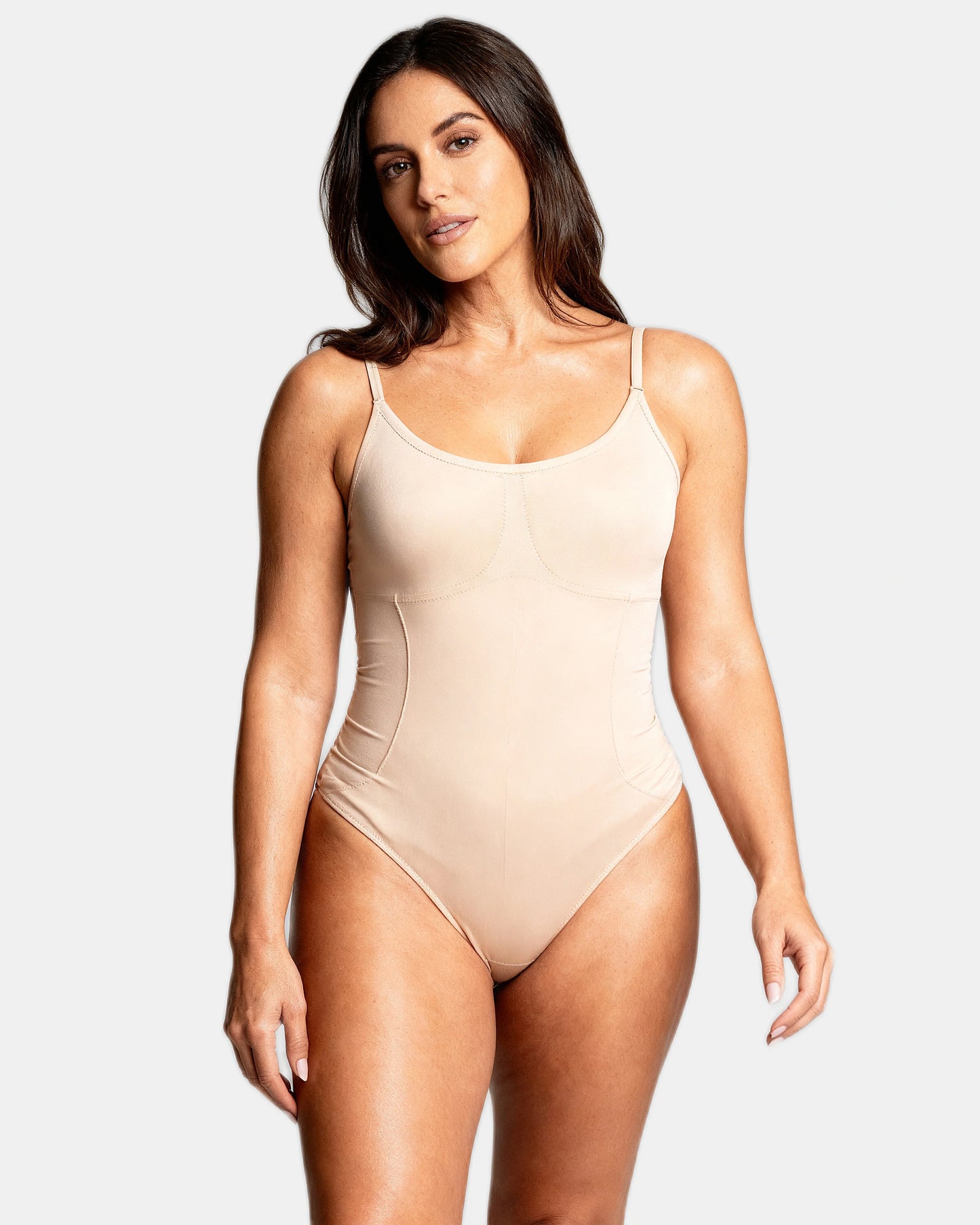 thong bodysuit Beige — Wear Rose