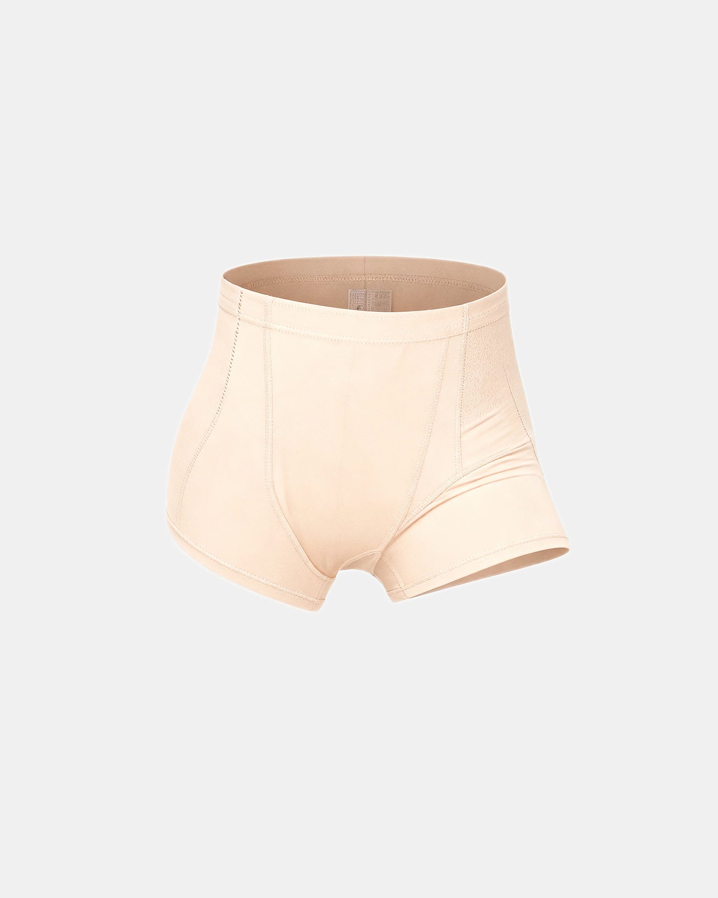 ultra high waisted bbl shorts Beige — Wear Rose