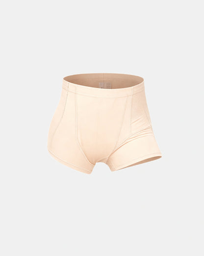 ultra high waisted bbl shorts Beige — Wear Rose