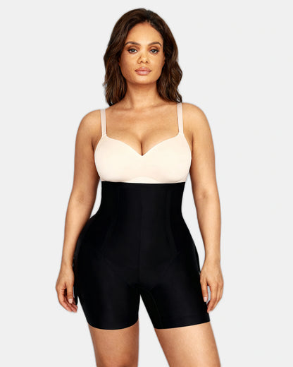 ultra high waisted bbl shorts Black — Wear Rose
