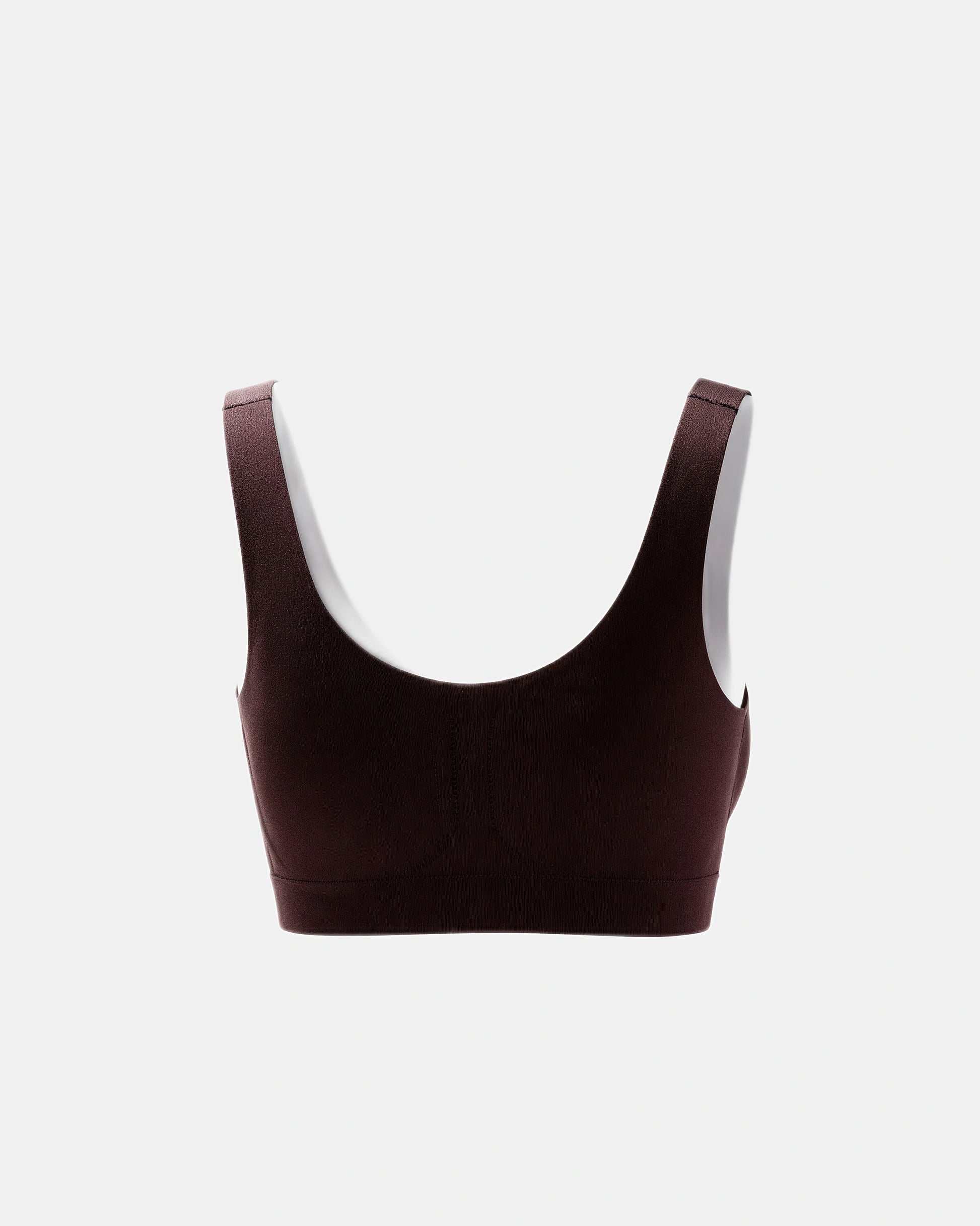 v neck wireless support bra Aubergine — Wear Rose