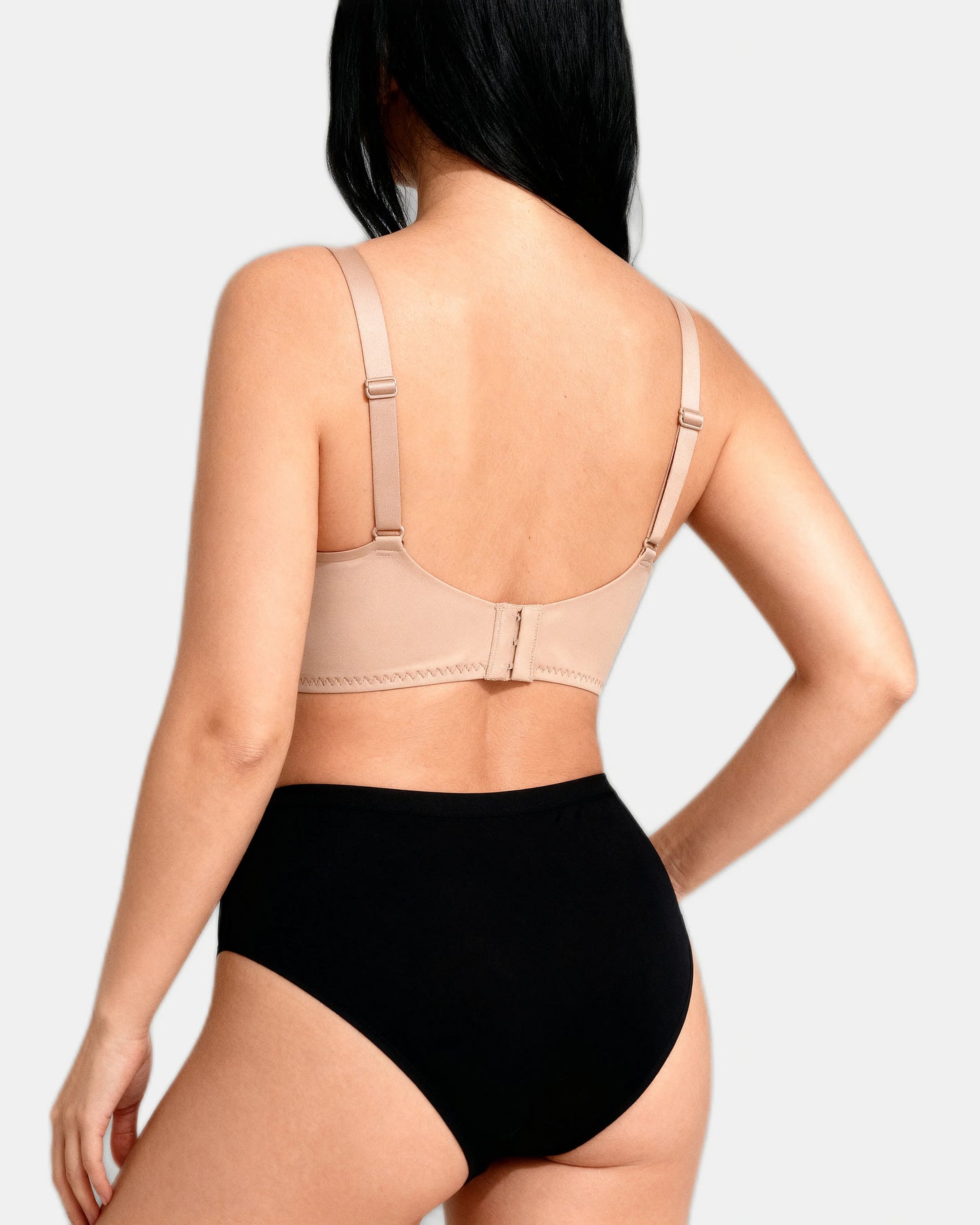 wide band shaping bra Beige — Wear Rose
