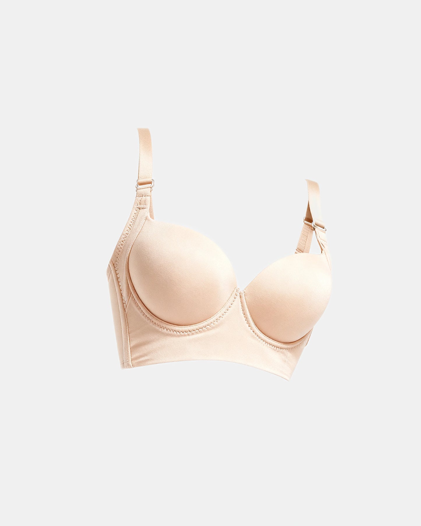 wide band shaping bra Beige — Wear Rose