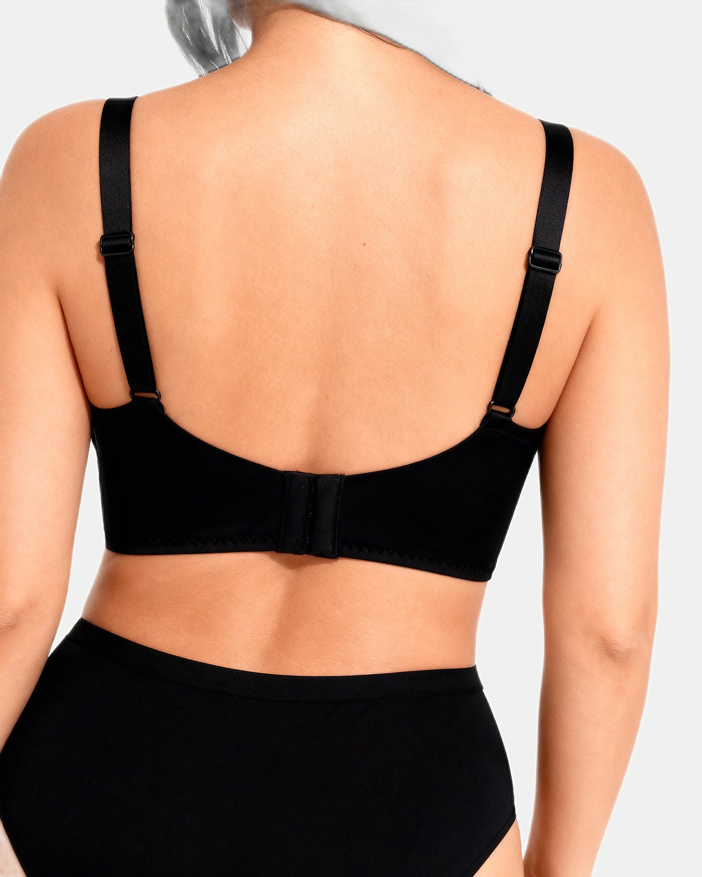 wide band shaping bra Black — Wear Rose